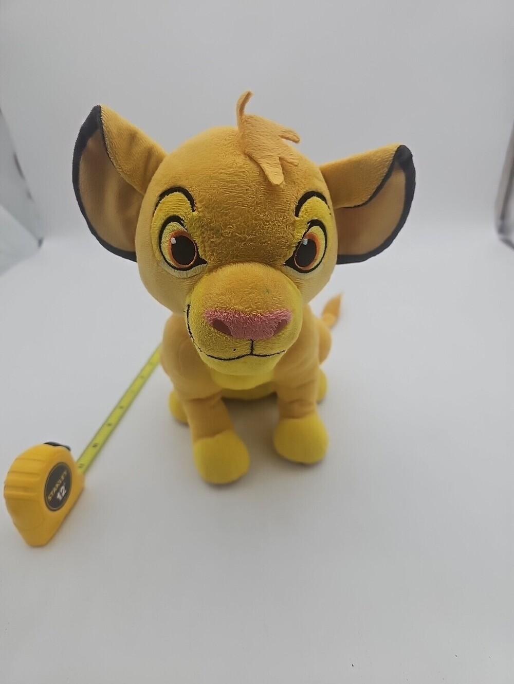 Disney Store Exclusive Lion King Young Simba Sitting Plush Stuffed Animal 12'